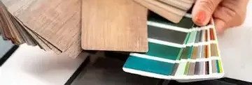 Detail: Material- und Farbpalette